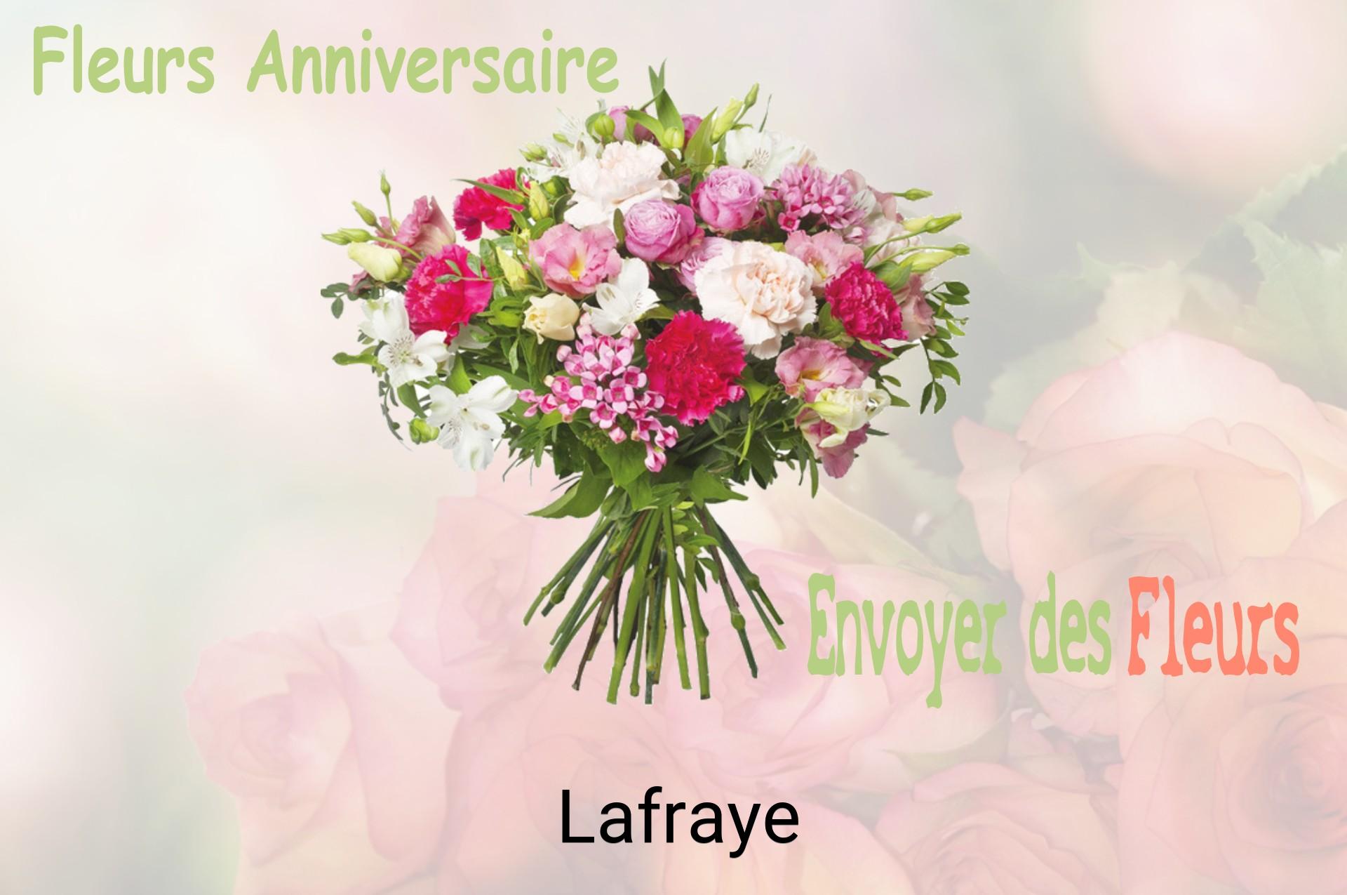 Bouquet de fleurs d’anniversaire livré à Lafraye